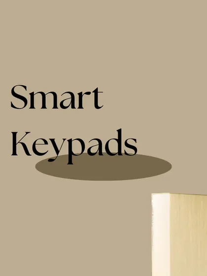 I install elegant smart keypads from Basalte that offer sophisticated control over your home's functions.