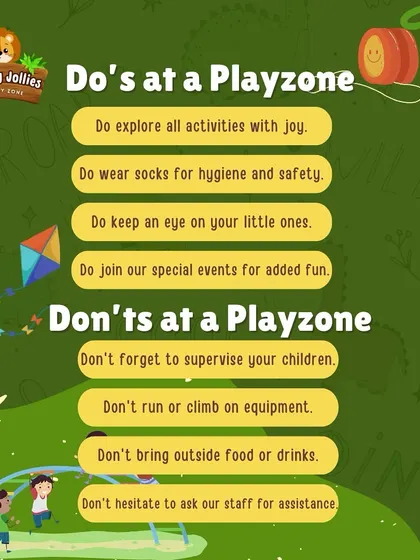 A helpful guide to our house rules. We ask everyone to wear socks and play safely to ensure a fun and hygienic experience for all our guests.