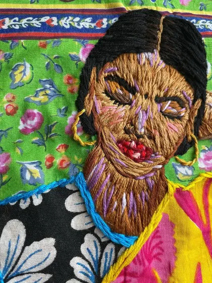 An announcement for our hand embroidery and block printing workshop. We love reviving ancient art forms and sharing this passed-down knowledge with our community.