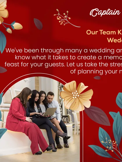 My team knows weddings. With years of experience, we know what it takes to create a memorable feast and take the stress out of planning your menu.