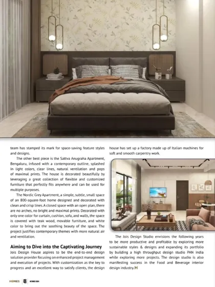 More from the same feature, mentioning our use of Italian machines for high-quality carpentry work.