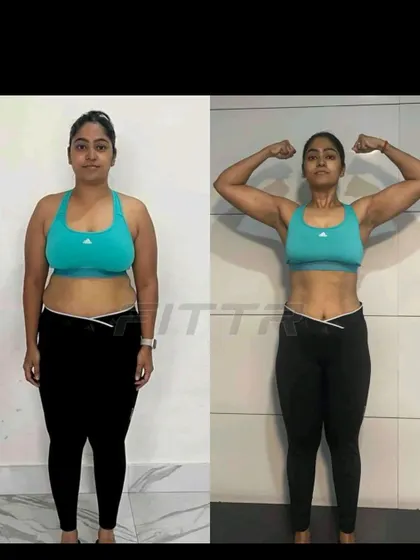Proud of my client, Dr. Leena. We started at 75 kgs and in about 7 months, she reached 60 kgs. It wasn't easy, but her willingness to transform was always there. This is just the beginning for her.