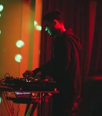 A candid shot of me focused on the music. I believe that with hard work, knowledge, and perseverance, you can achieve anything. This is me living my dream.