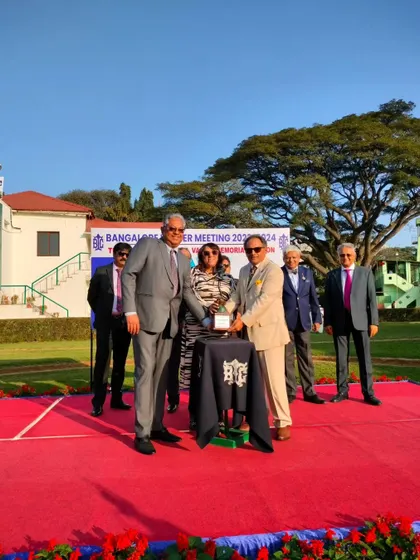 The C.M. Varma and B.M. Varma Memorial Million is presented to the winning connections of Exceed.