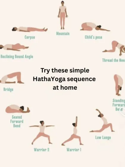 Feeling stressed? This simple Hatha Yoga sequence is designed to calm your nervous system and bring peace to your mind. You can try these gentle poses at home.
