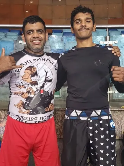 With a friend and training partner from The Dojo.