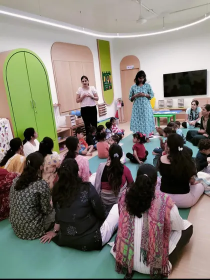 We prepare children for the real world with essential life skills. This gallery shows our Market Day, where kids learn about shopping and transactions, and important workshops on dental hygiene and personal safety, all taught in an engaging, age-appropriate manner.