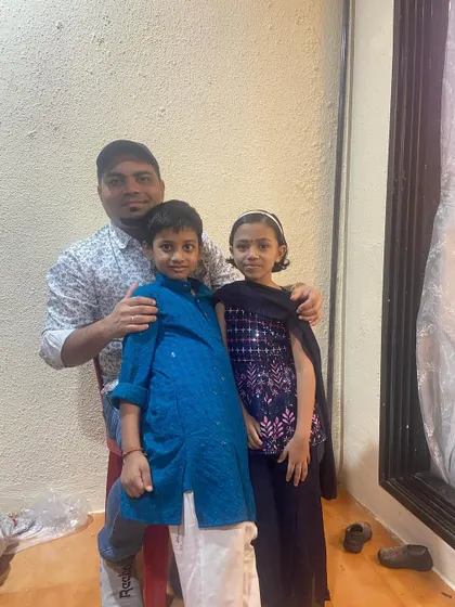 A candid moment with the children of the Dumbre family. Designing homes that are loved by every family member, young and old, is always the goal.