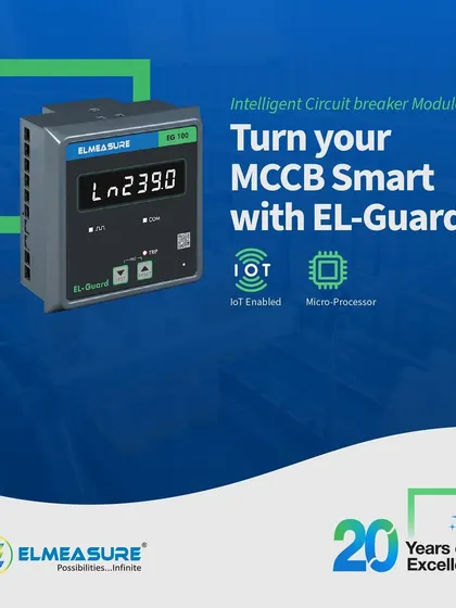 Unlock seamless IoT integration and advanced protection by upgrading your MCCB with the EL-Guard intelligent circuit breaker module.