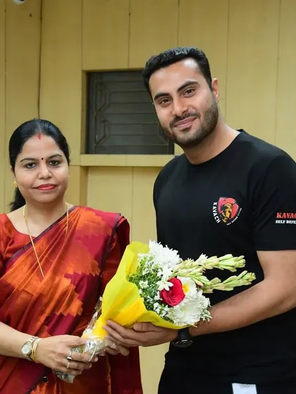 One of my Kavach Warriors being felicitated at CCS University after a training session. We are not lone wolves; we are a pack, and I am proud of every member of my team.
