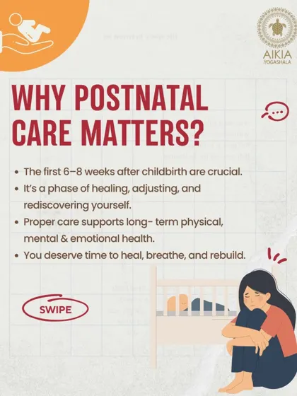 This infographic explains why postnatal care is so crucial. The first few weeks after childbirth are a time for healing and rediscovering yourself, and you deserve the time to do so.