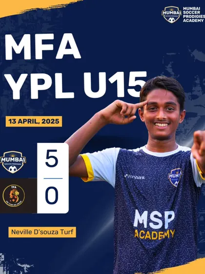A stellar 5-0 win for our U15 boys in the MFA YPL.