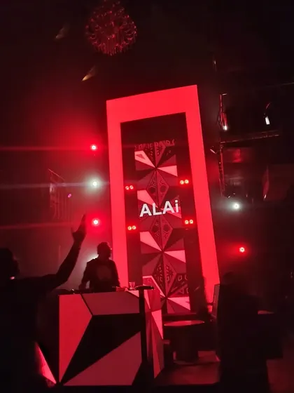A powerful shot from my ALAi showcase. The visuals, the stage, and the music all coming together to create a singular, immersive experience.