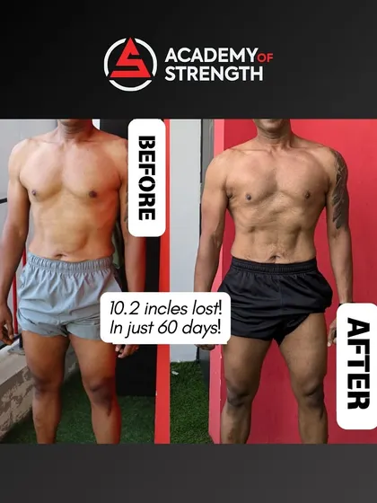The proof is in the progress. This is what happens in just 60 days with our focused StrenX program. We combine personalized coaching with a supportive group environment to help you achieve serious, sustainable results.