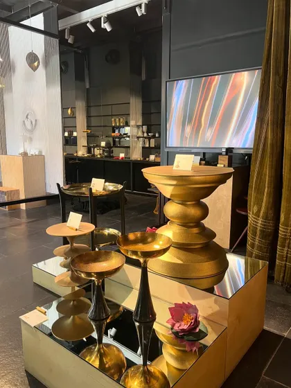 This luxury home decor store in Jaipur is one of my favorites. The moment you walk in, you are surrounded by beautiful, unique finds for your home.