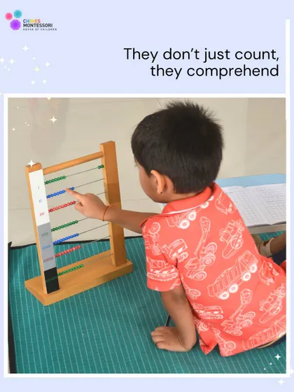 With tools like the abacus, children don't just count, they comprehend. They can see and feel the quantities they are working with.