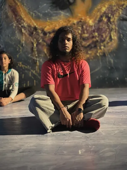 A candid shot of Kaushik Suvarna during a regular weekend batch at our studio.