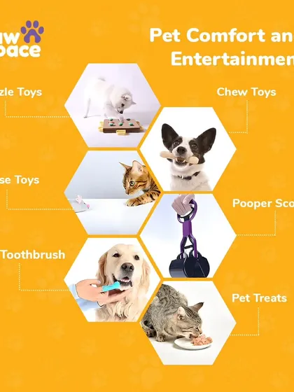 Beyond the basics, keeping your pet comfortable and entertained is key. This list includes essentials for their well-being, like puzzle toys, chew toys, a pet toothbrush, and healthy treats for training and rewards.