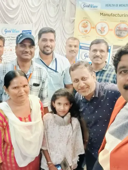 Posing with audience members and fans after my show in Chamarajanagar. Interacting with them is the best reward.