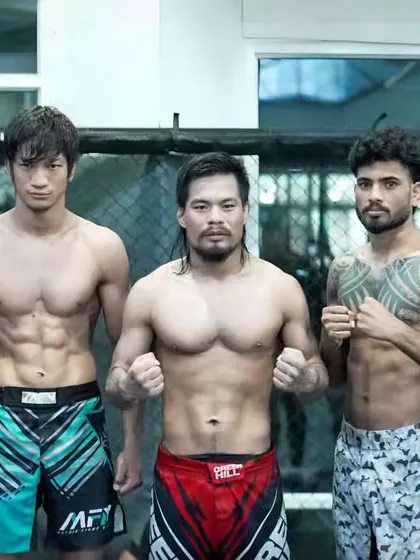 The calm before the war. Our five athletes ready for battle at MFN 15. Each fighter has their own story, but they stand together as a team, chasing their dreams.