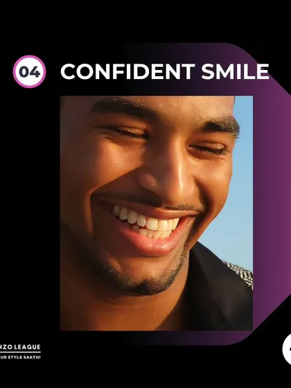 A genuine, confident smile is your most powerful tool for seeming approachable and trustworthy. I work with clients on projecting warmth and confidence through their expression.