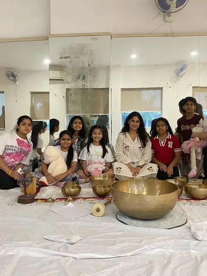 Even our youngest dancers get to experience the calming magic of sound healing. These sessions teach them about mindfulness and self-love from an early age.