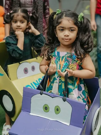The highlight of the party was the cardboard car parade. The kids had a blast playing in the cars they helped create, making for amazing photo opportunities and memories.