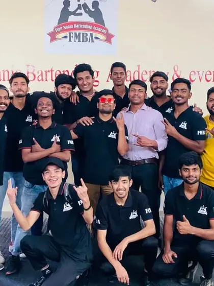 The flair class team after a successful training session, celebrating their progress together.