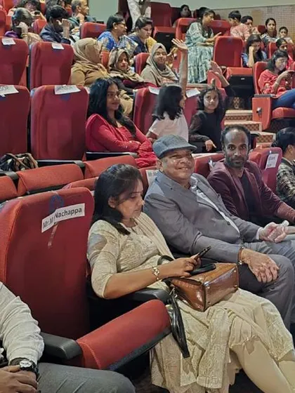 Our audience of proud parents, family, and friends eagerly waiting for the show to begin. Providing a professional event for our students to perform in is just as important as the music lessons themselves.
