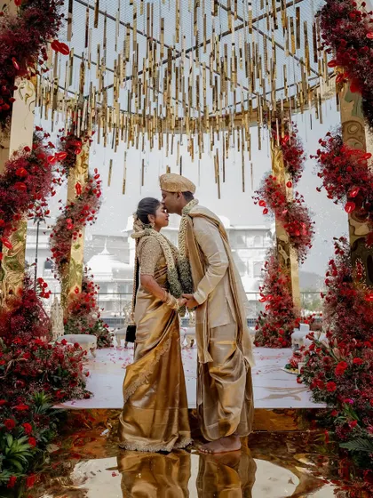 A royal affair at the Fairmont Jaipur. We specialize in destination wedding photography, capturing the grandeur of palace venues while telling an intimate love story.