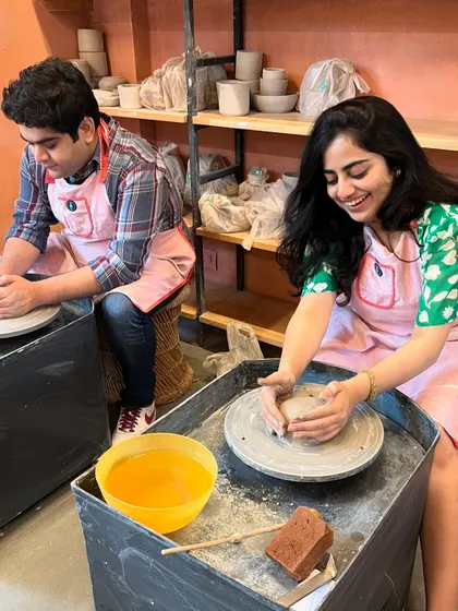 Step into our studio and immerse yourself in the magic of creation. Our sessions are designed to be relaxed and fun, giving you a real feel for the essence of pottery, whether you're a total beginner or just brushing up on skills.