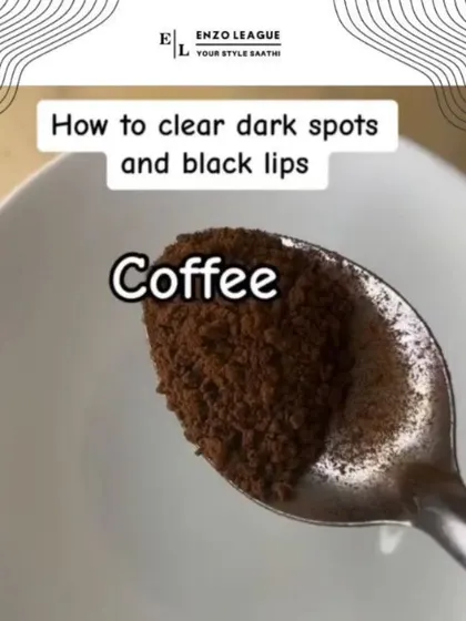 A coffee scrub is a great home remedy for dark spots and pigmented lips. The caffeine can help stimulate blood flow, while the grounds provide gentle exfoliation.