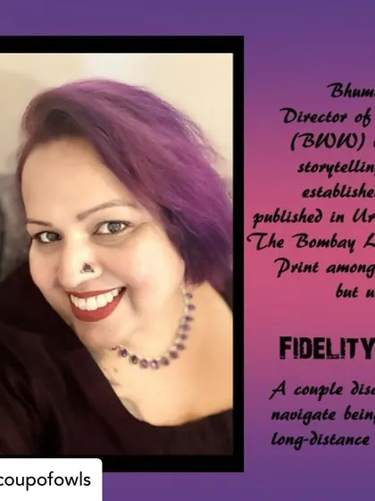 So happy my story 'Fidelity' found a home in the queer-friendly international magazine 'A Coup of Owls'. It's an honor to be featured in their 'Other Worlds' anthology.