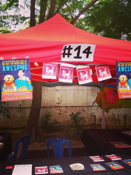We love getting out and meeting the Bangalore dog community. You can often find us at local pet events, sharing our passion for fresh food and giving out lots of head scratches.