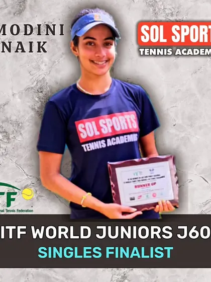 Huge congratulations to Amodini Naik for reaching the singles final of the ITF J60 World Juniors Tennis Championships. Her talent has shone brightly on the international stage.