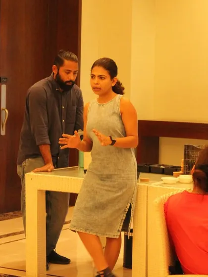 I provide personal, step-by-step guidance at every private event. Here I am assisting a participant at a workshop hosted at the DLF Clubs, ensuring everyone feels confident and supported as they build their terrarium.