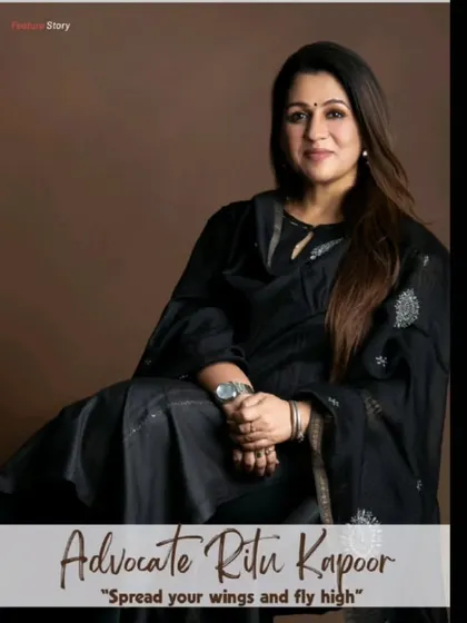 The cover image for my feature story in 'Womanpreneur' magazine: "Spread your wings and fly high." This is the message I want to send to every woman.