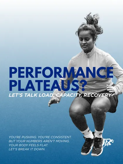 If you're hitting a performance plateau, it's time to talk about load, capacity, and recovery. Pushing hard without moving forward is a sign that this balance is off.