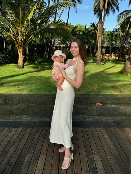 I used to see having a child as an obstacle. Now, I want to share my world with her. Motherhood showed me my ego and my anger, but it also made me more relaxed. It taught me that caring for others is also a practice.