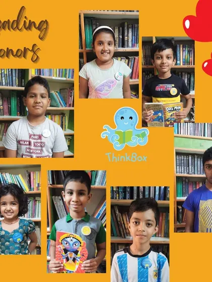 Presenting our Reading Honors! For 16 years, our mission has been to nurture happy, confident readers, and these children are proof that we are on the right track.