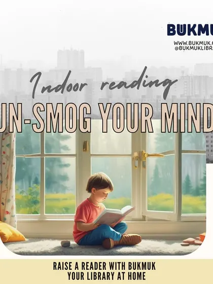 When the smog keeps you indoors, it's the perfect time to un-smog your mind with a good book. Our library at home service ensures you always have a fresh adventure waiting.