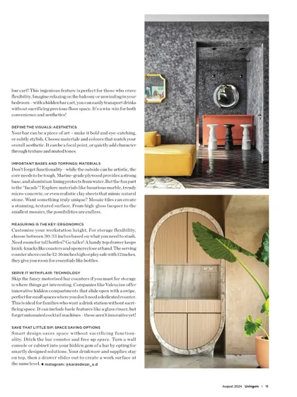 I was featured in Livingetc, sharing some of my secrets for designing the ultimate home bar. It was great to connect with readers and talk about creating spaces for luxe living.