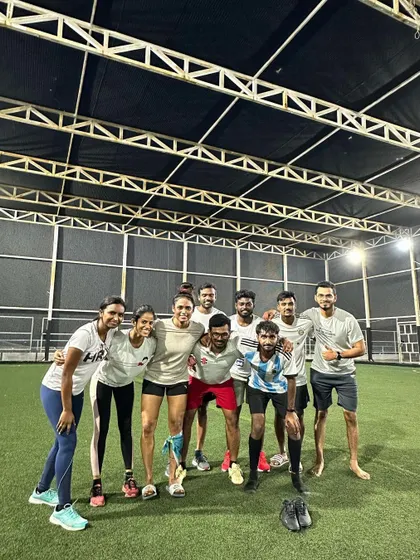 A group photo with some of the participants from our community football tournament. It was a fantastic day with great people.