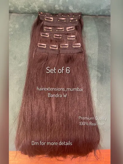 For those wanting extra volume, we offer a set of 6 clip-on extensions. This provides maximum fullness and length.