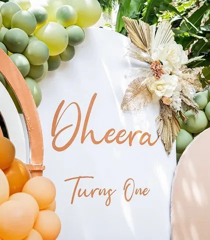 The beautiful decor from a boho-rainbow themed first birthday party. I can capture the entire event, from the setup to the final goodbyes.