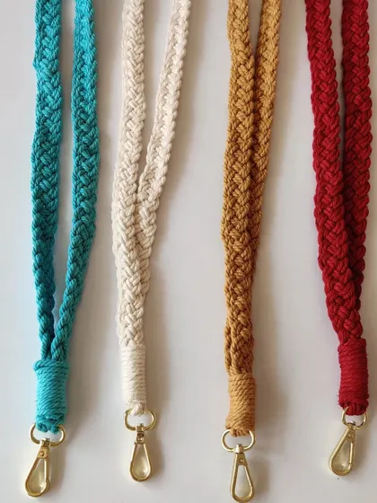 The lanyards are finished with a high-quality gold-tone clasp that is easy to use.