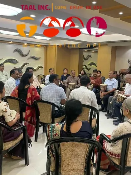 Drum, laugh, connect, and discover. A private drum circle is a fantastic way to bring people together and uncover hidden potential in a fun, relaxed setting.