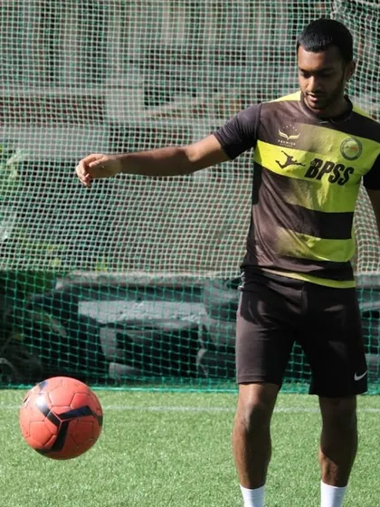 Goalkeeper Akash Kola, who has signed for RWF FC for a second consecutive year to play in the A Division.