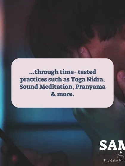 I help you find better sleep through time-tested practices like Yoga Nidra, Sound Meditation, and Pranayama. I don't promise a cure, but a space to find your own path to rest.