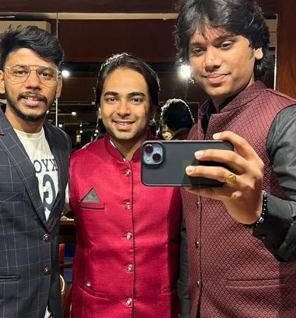 A quick selfie before the show. The energy and excitement backstage are always palpable.